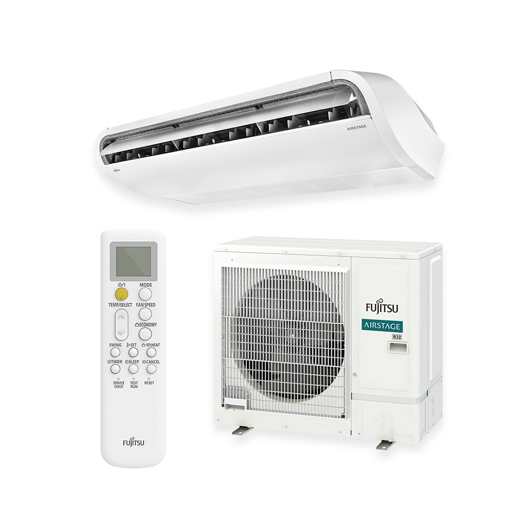 Ar Condicionado Split Teto - Inverter R-32 - Fujitsu Airstage - 35.000 BTUs - Quente/Frio - 220V Monofásico